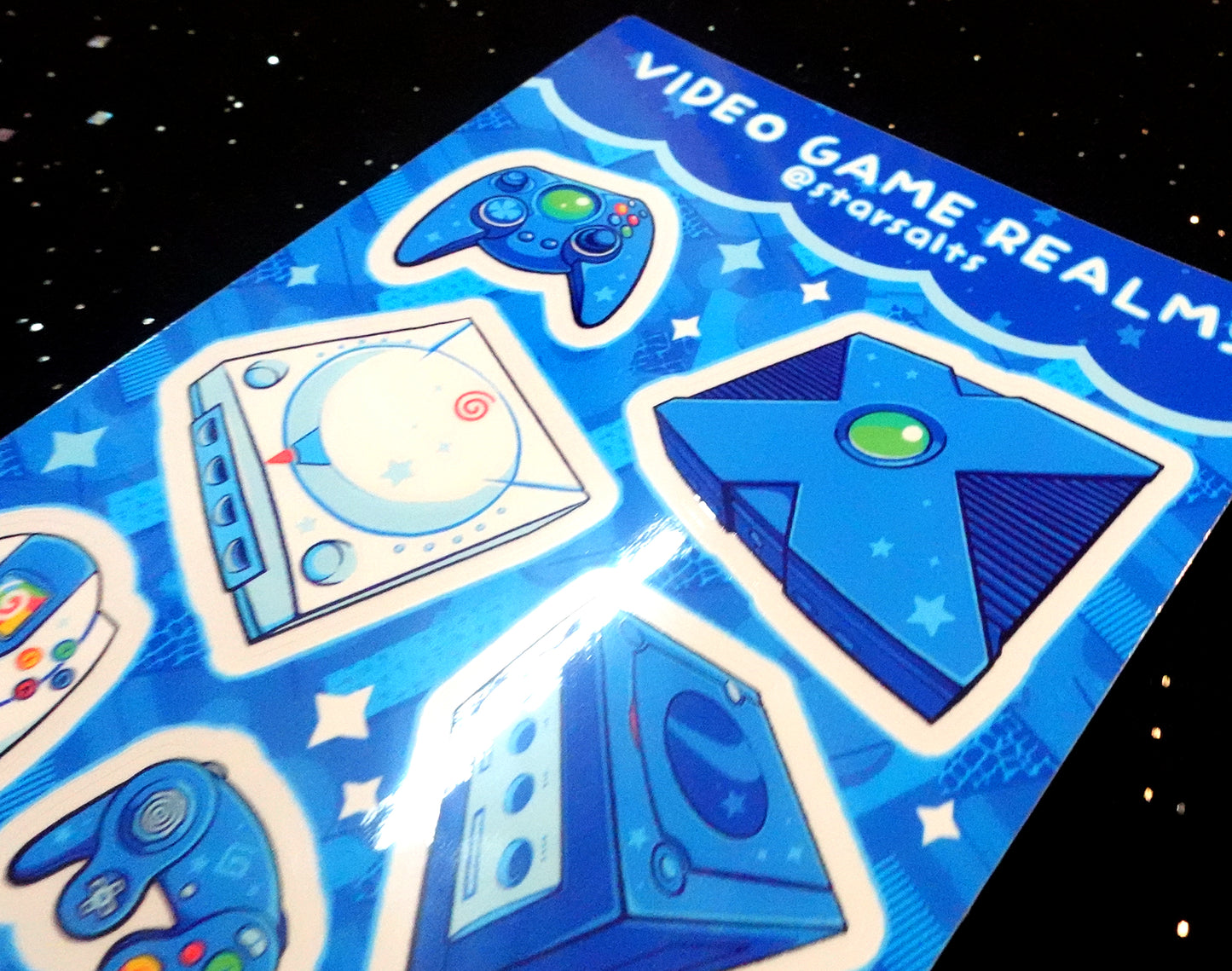 Video Game Realms Sticker Sheet