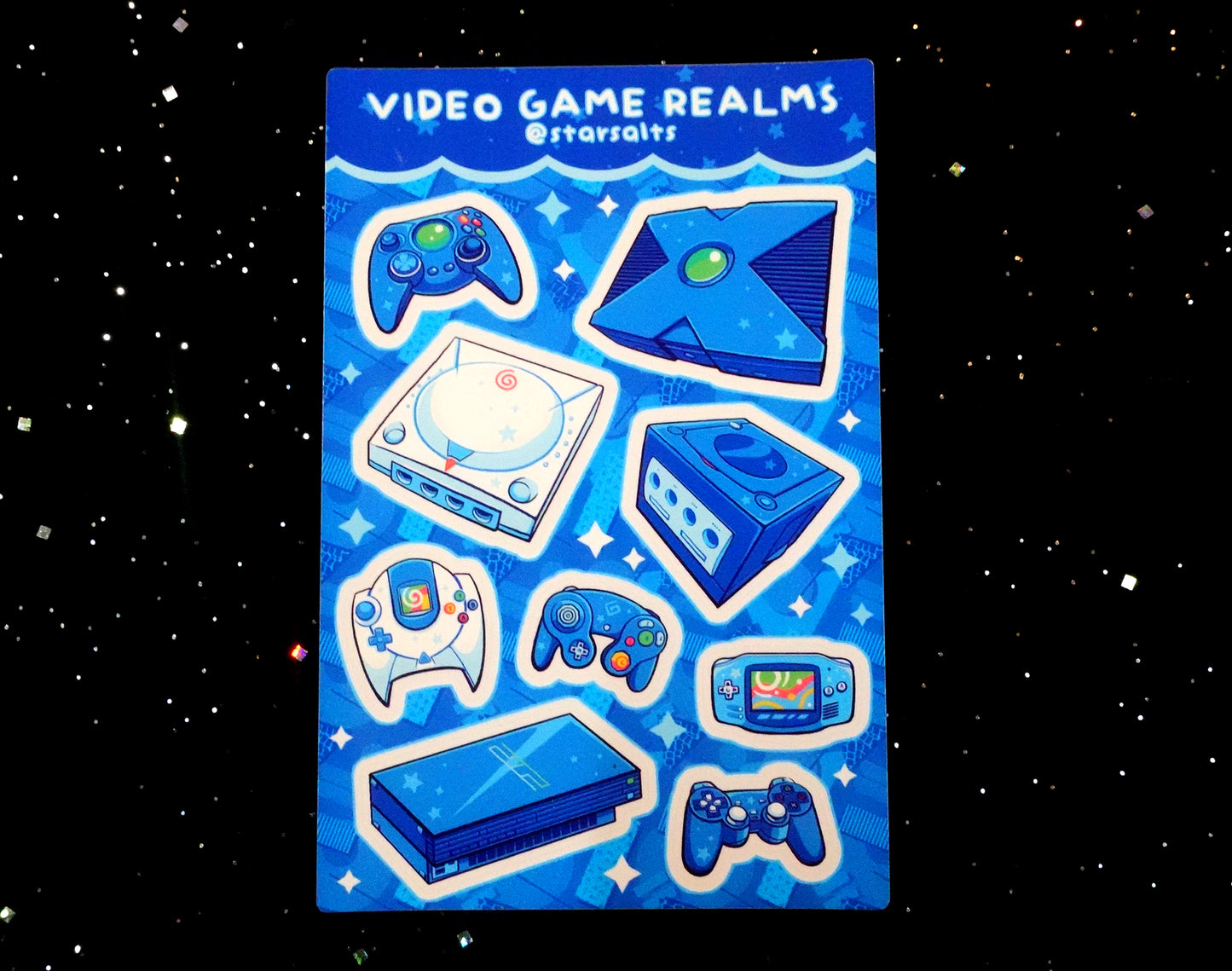 Video Game Realms Sticker Sheet