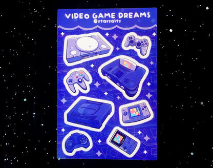Video Game Dreams Sticker Sheet