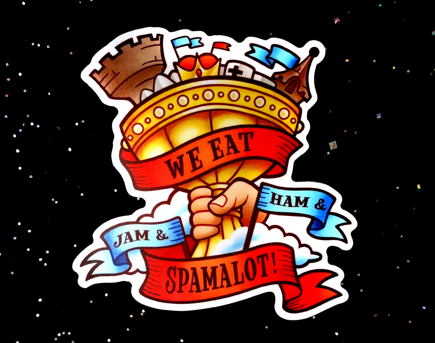 Spamalot Sticker