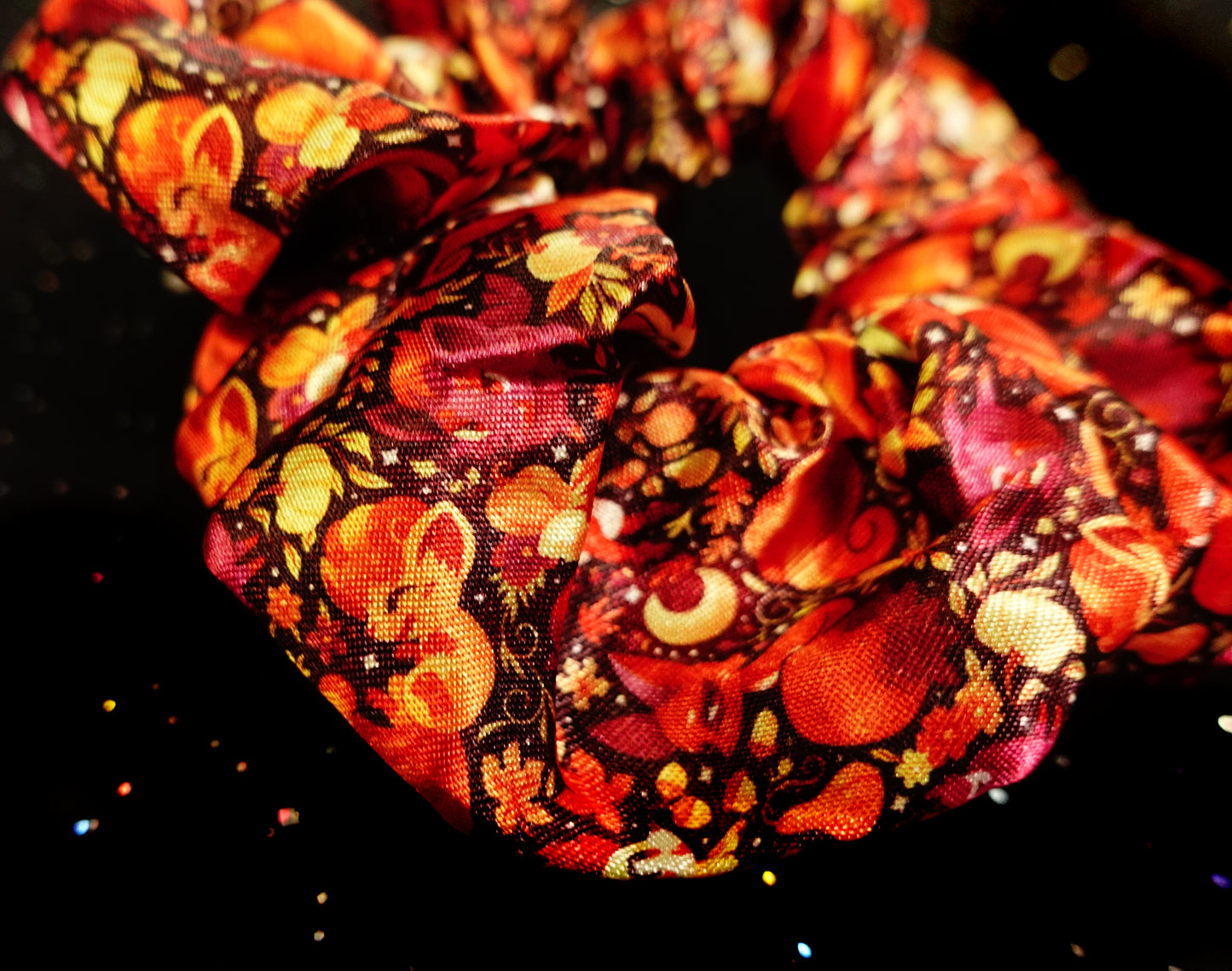 Fox Forest Scrunchie