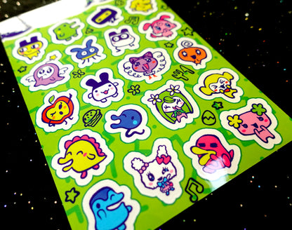 Tamagotchi Time Sticker Sheet