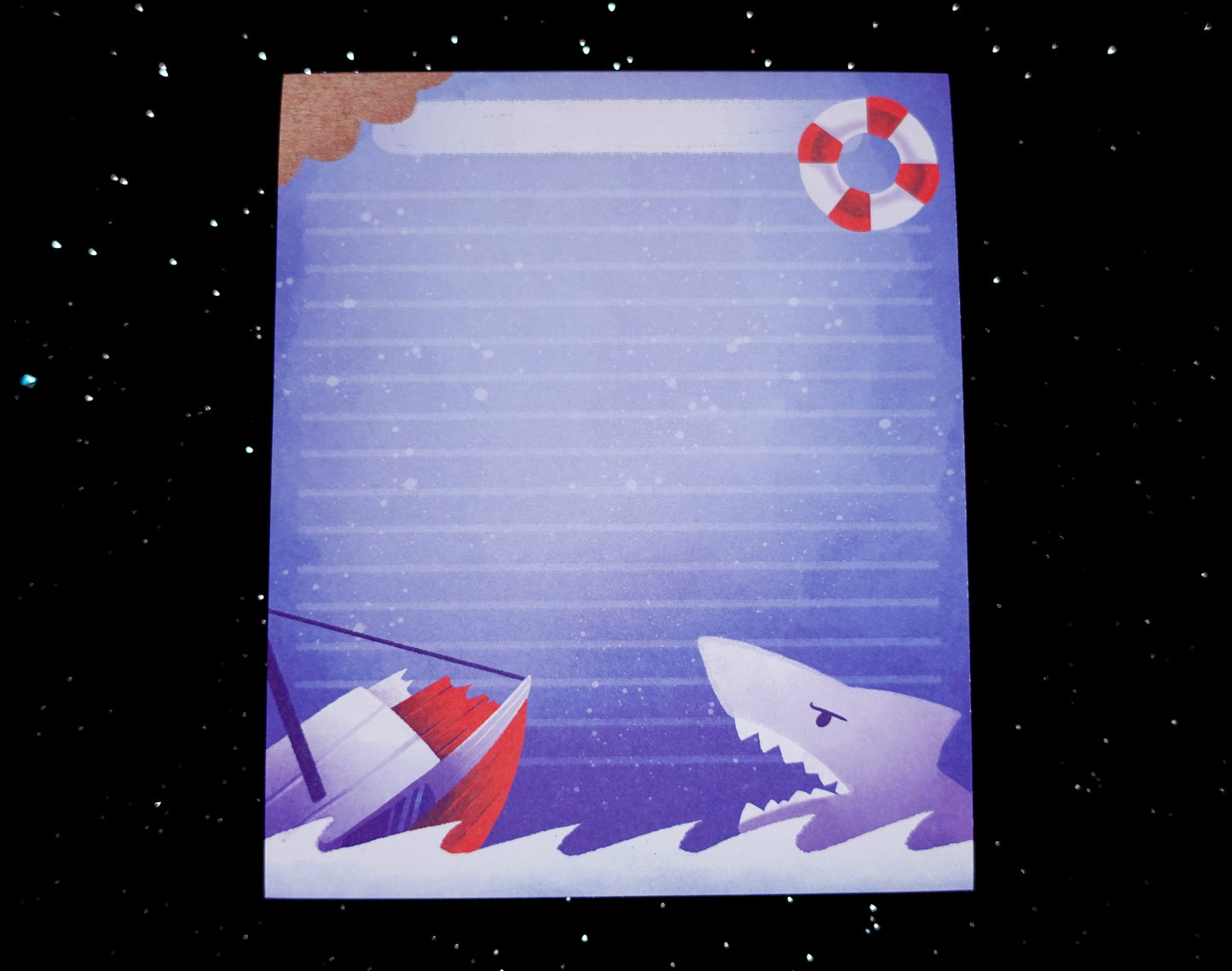Shark Attack!! Notepad