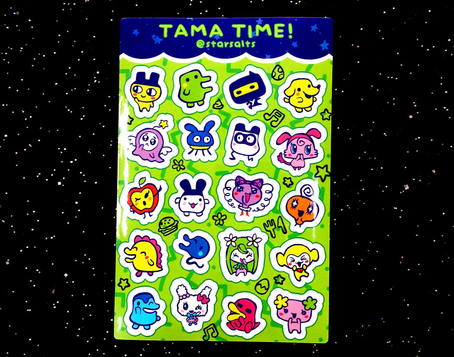 Tamagotchi Sticker Sheet