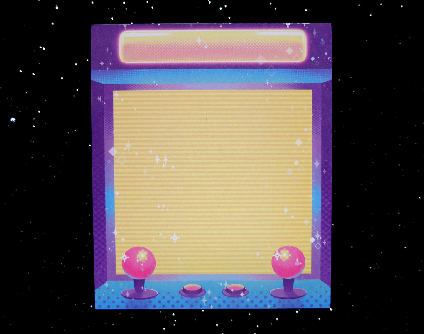 Arcade Vibes Notepad