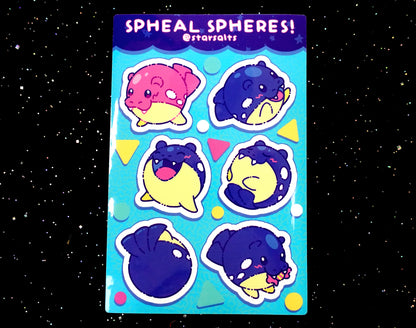 Splashing Spheal Sticker Sheet