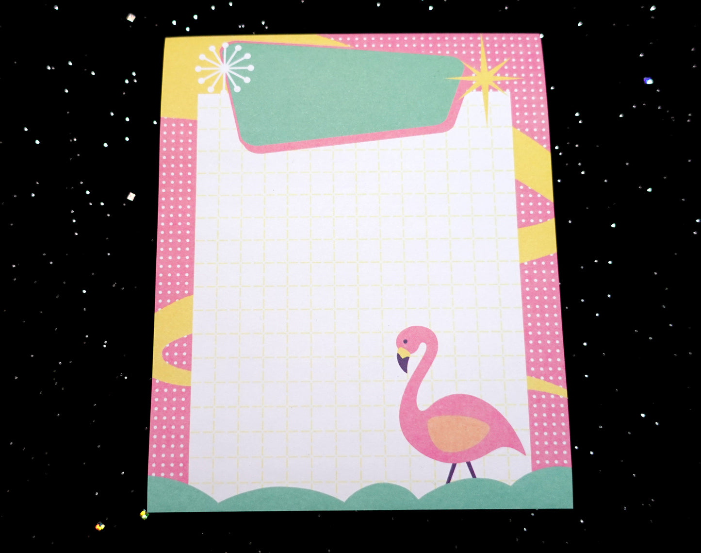 Flamingo Garden Notepad