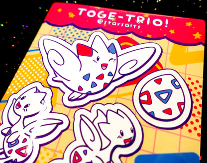 Toge-Trio Sticker Sheet