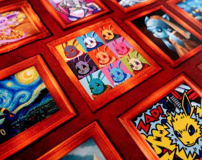 Eevee Art Gallery Jumbo Desk Mat
