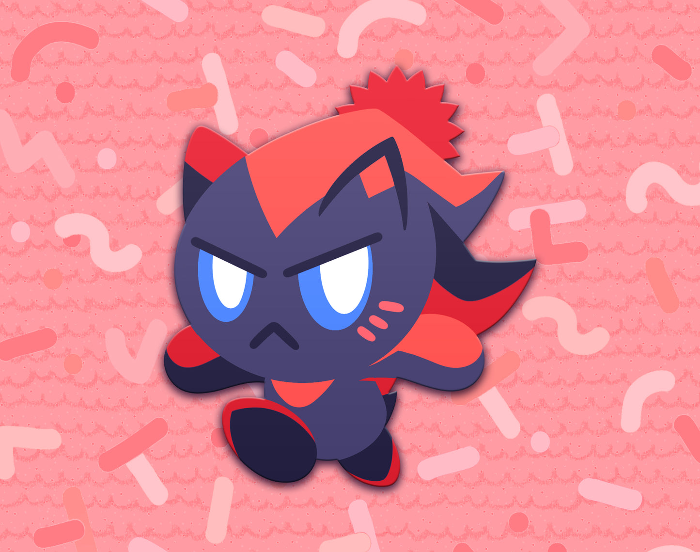 Edgy Chao Dyed Enamel Pin