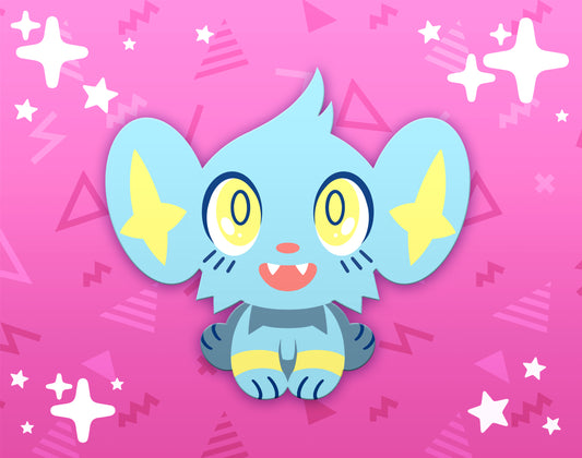 Shinx Dyed Enamel Pin