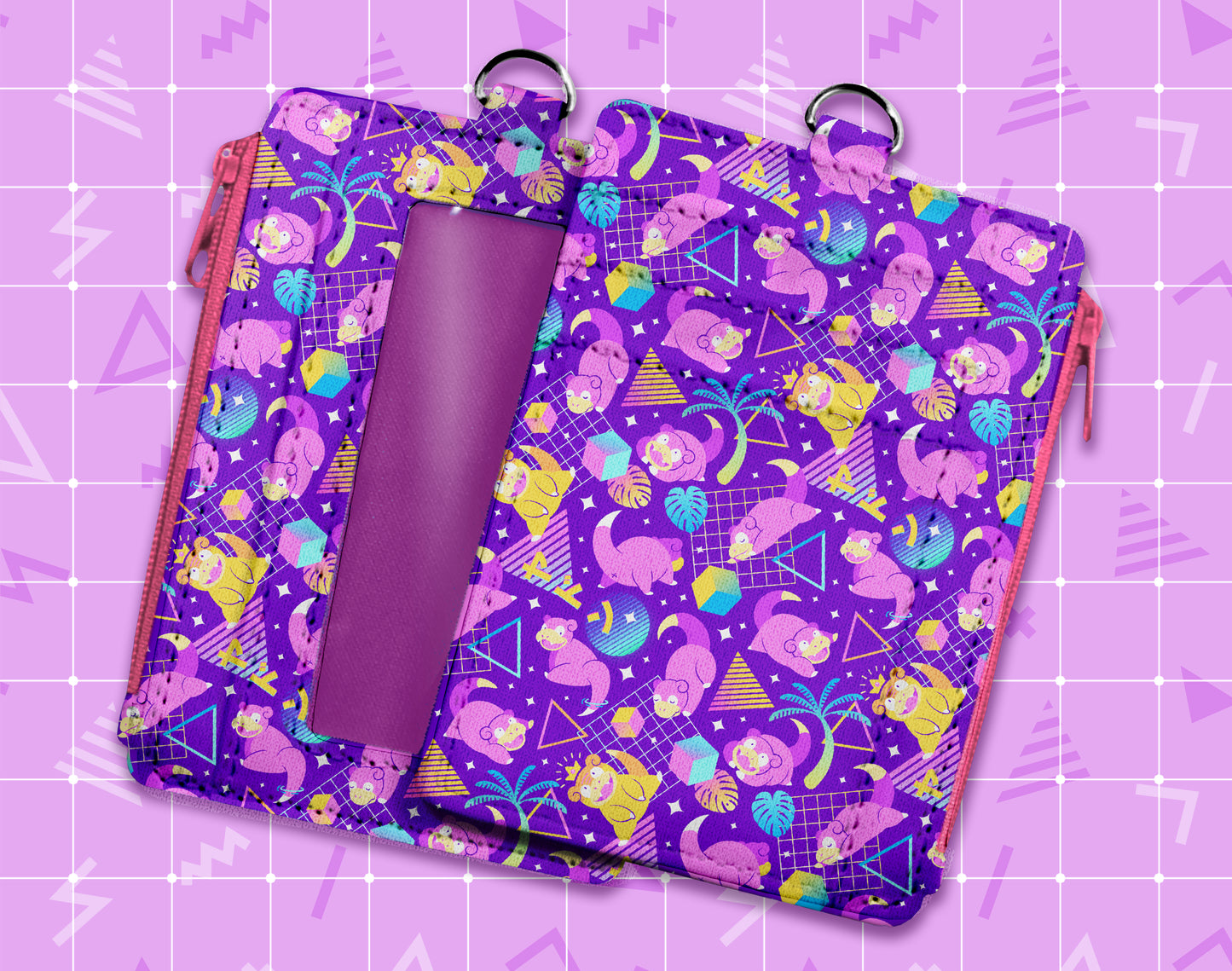 Slowpoke Vibes ID Wallet + Lanyard