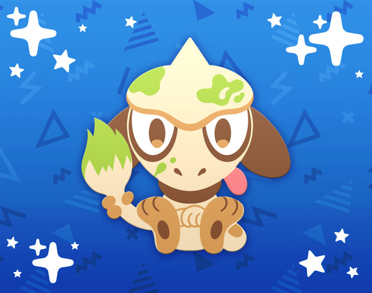 Smeargle Dyed Enamel Pin