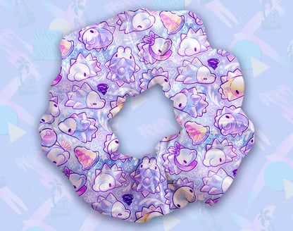 Snowy Snom Scrunchie