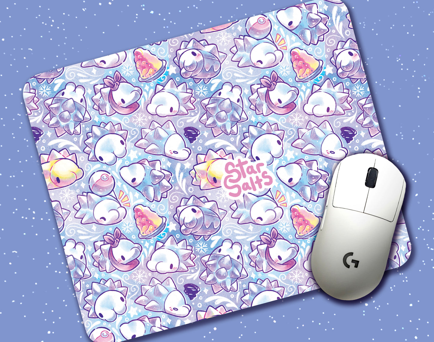 Snowy Snom Mousepad