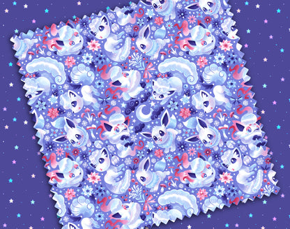 Frosty Foxes Microfiber Cloth