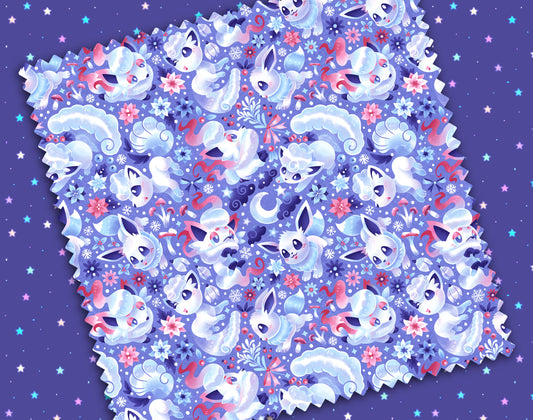 Frosty Foxes Microfiber Cloth