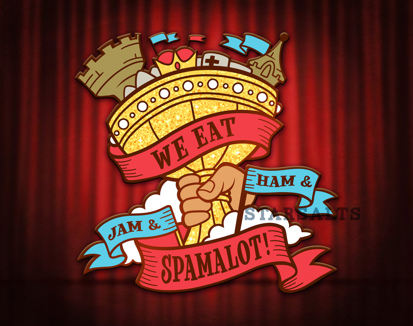 Spamalot Enamel Pin