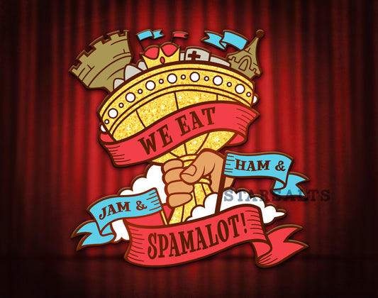 Spamalot Enamel Pin