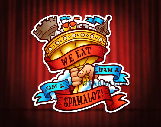 Spamalot Sticker