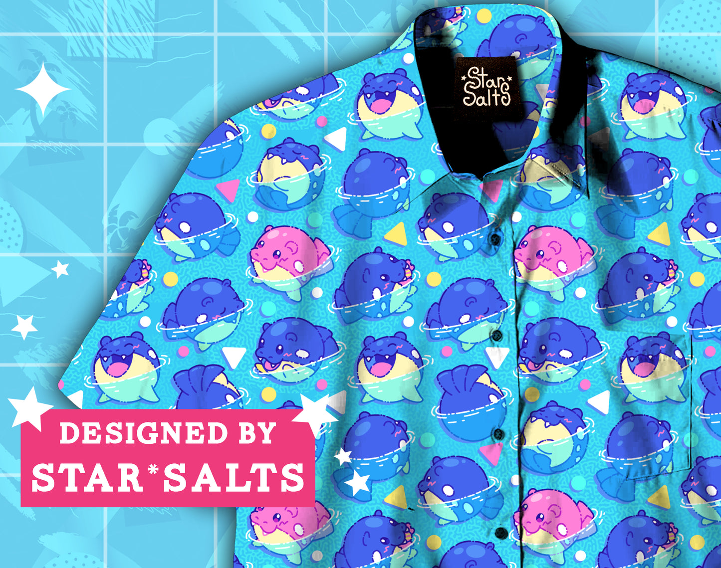Splashing Spheal Button Up Shirt
