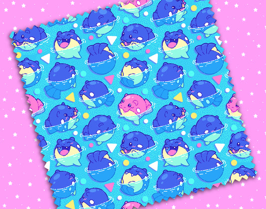 Splashing Spheal Microfiber Cloth