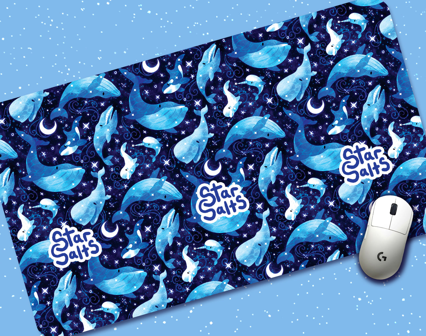 Starry Seas Jumbo Desk Mat