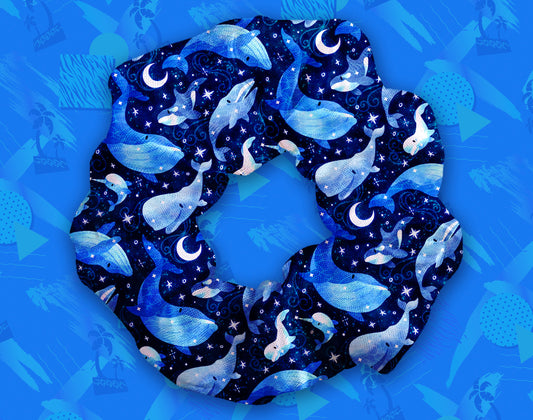 Starry Seas Scrunchie