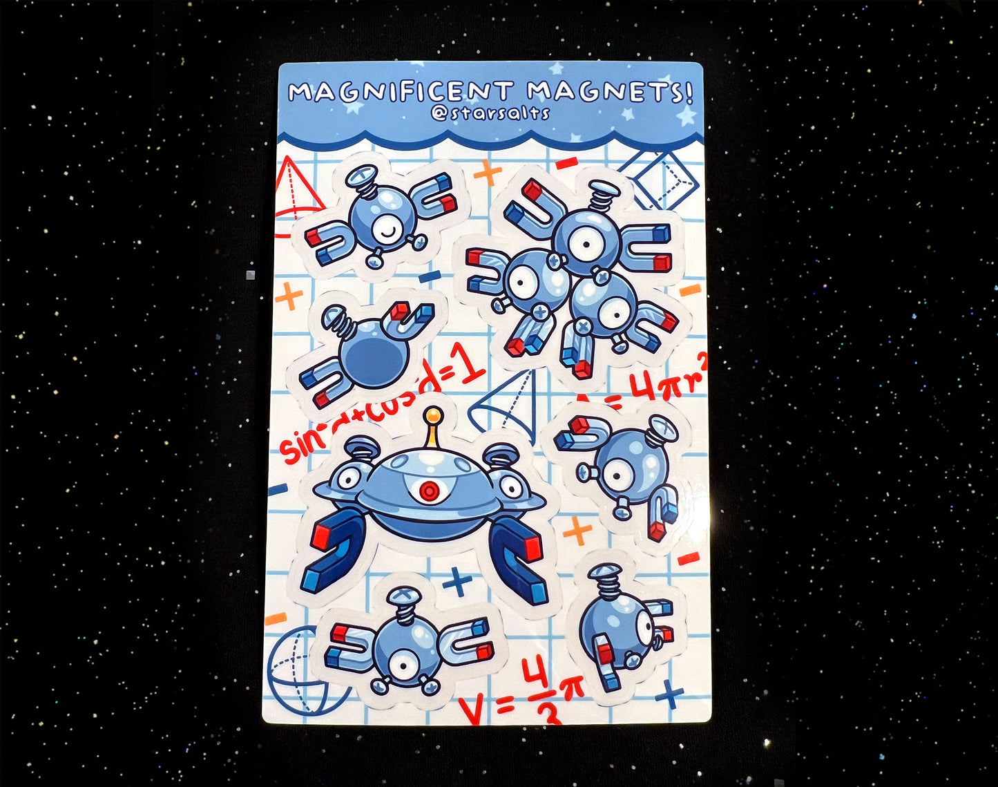 Magnificent Magnets Sticker Sheet