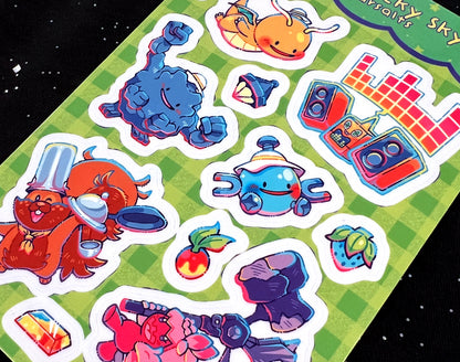 Pokopia Skyline Sticker Sheet