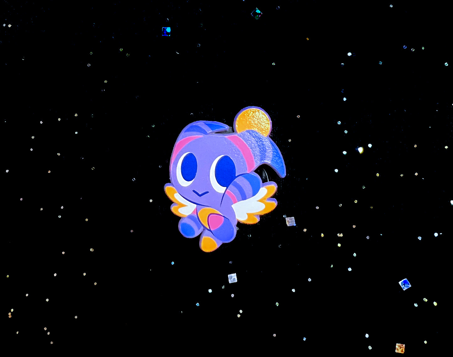 Purple Chao Dyed Enamel Pin