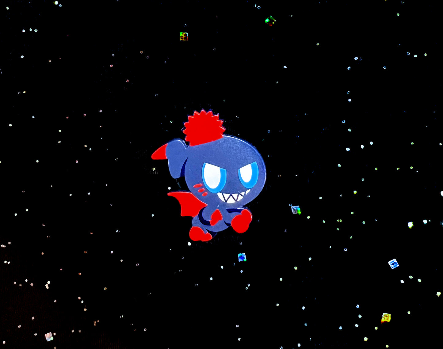 Devil Chao Dyed Enamel Pin