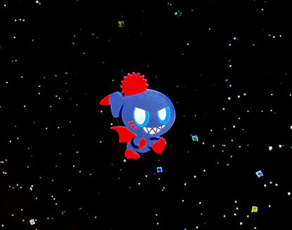 Devil Chao Dyed Enamel Pin