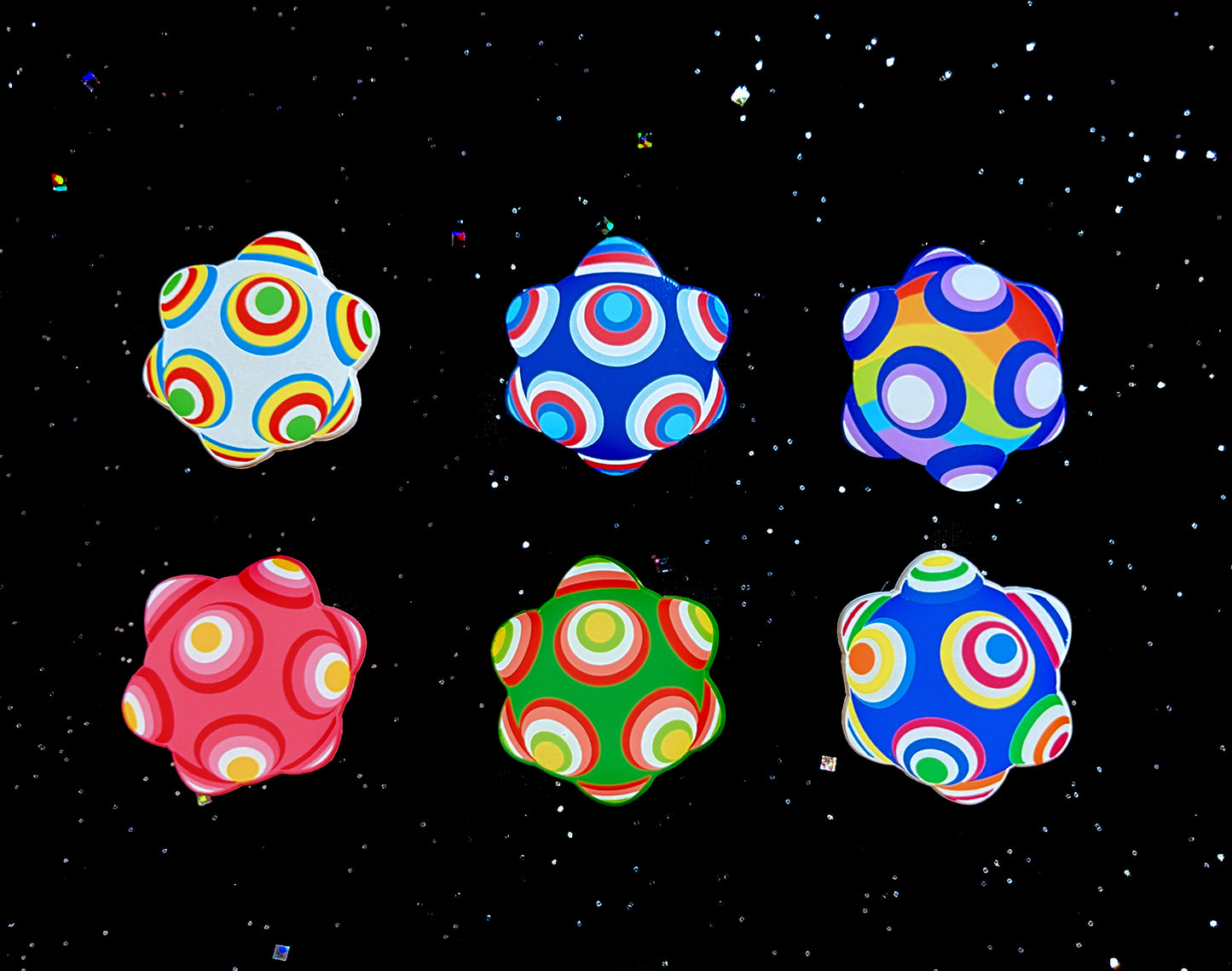Ichigo + Katamari Dyed Enamel Pin Set