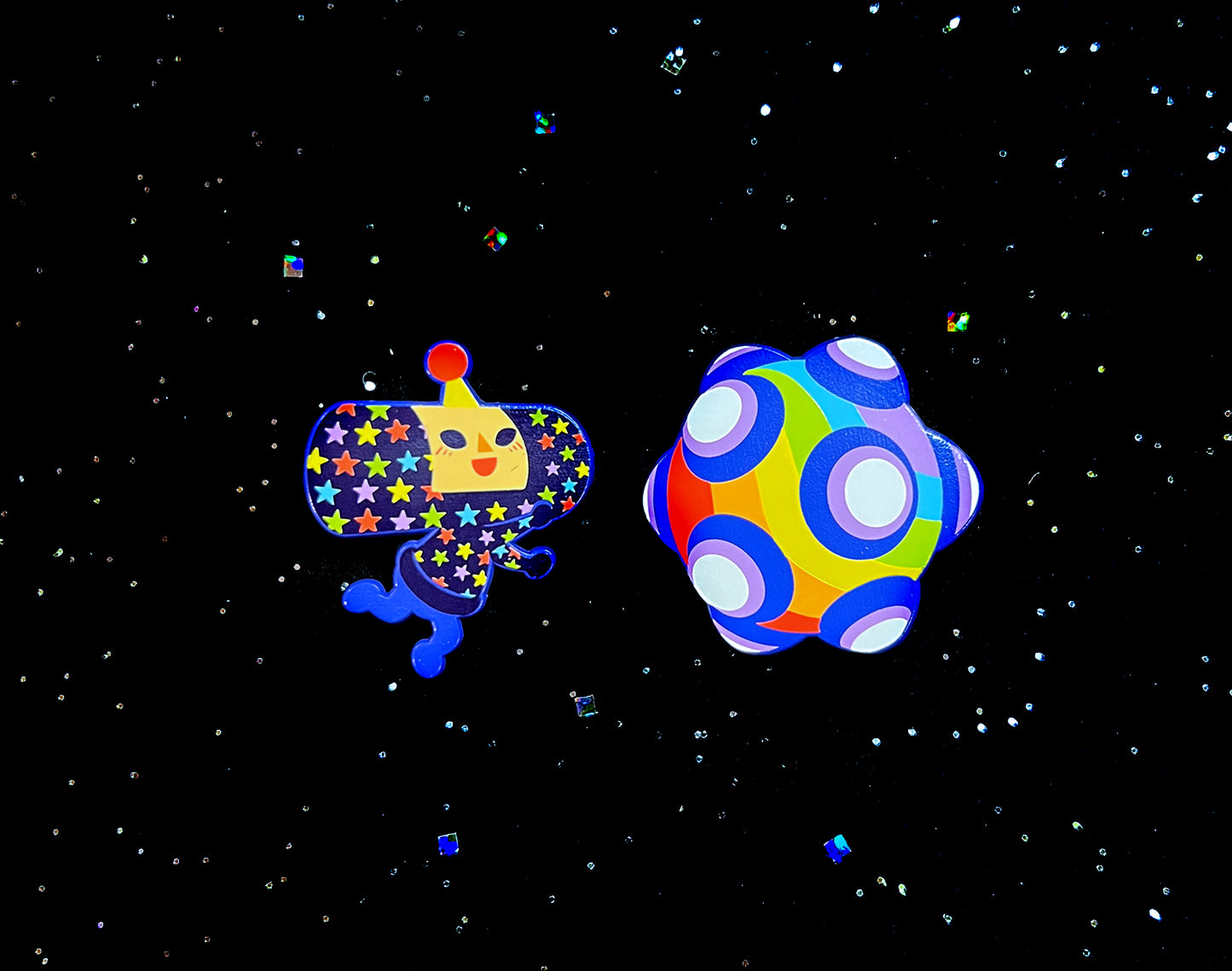 Dipp + Katamari Dyed Enamel Pin Set