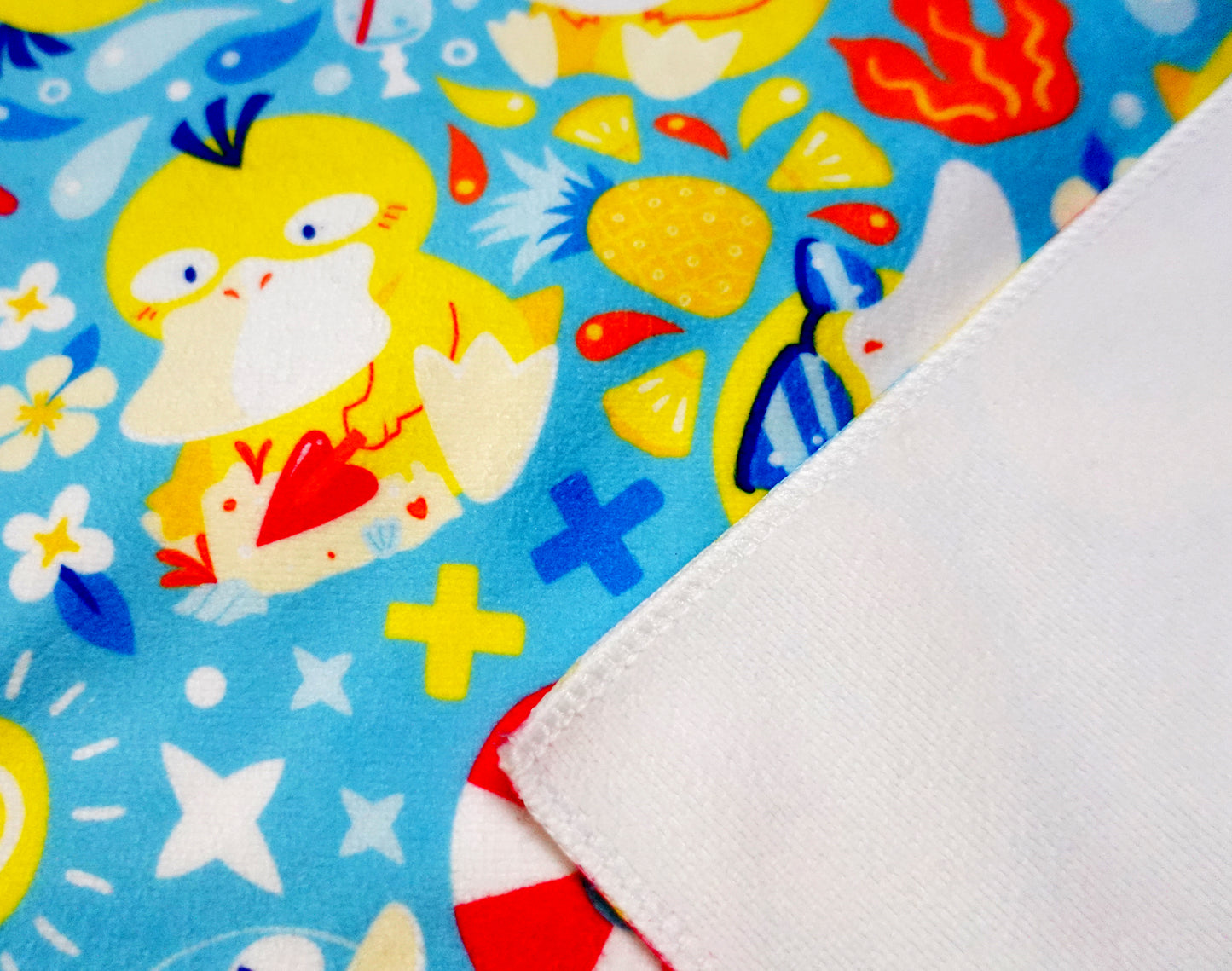 Psyduck Pool Party Beach Towel