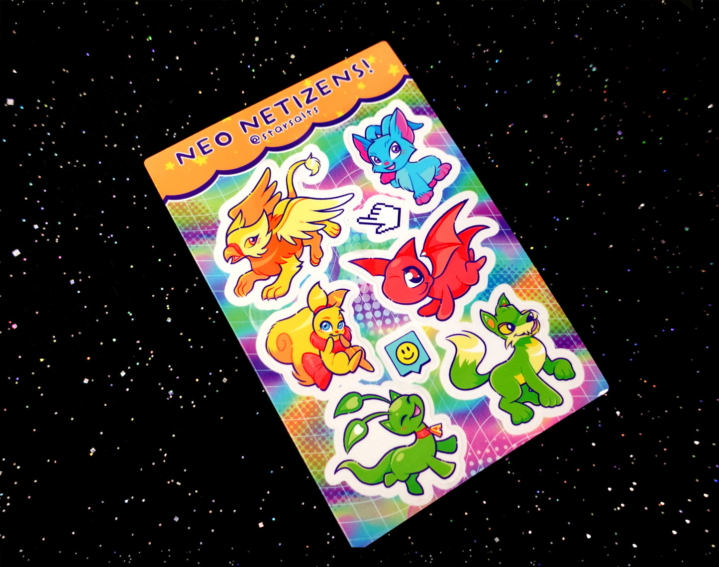 Neopet Netizens Type A Sticker Sheet