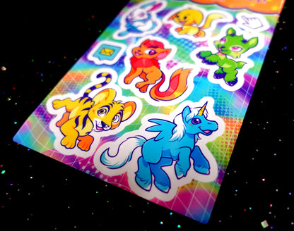Neopet Netizens Type B Sticker Sheet
