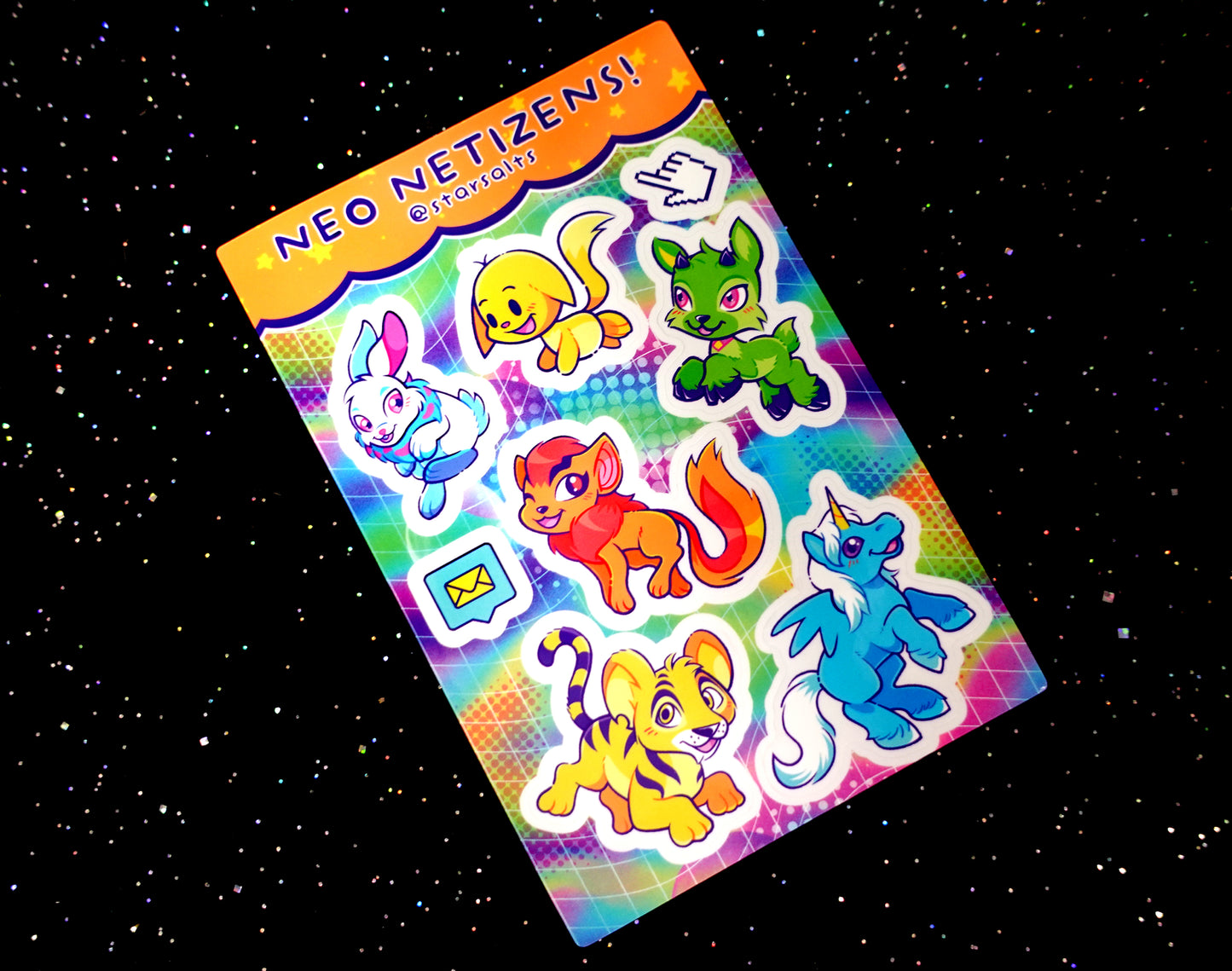 Neopet Netizens Type B Sticker Sheet