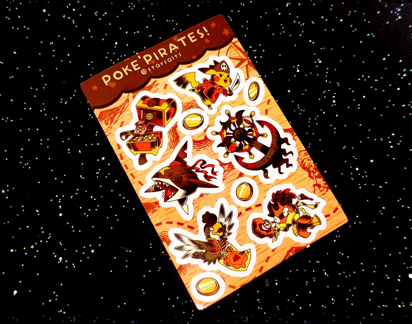 Poke'Pirates Sticker Sheet