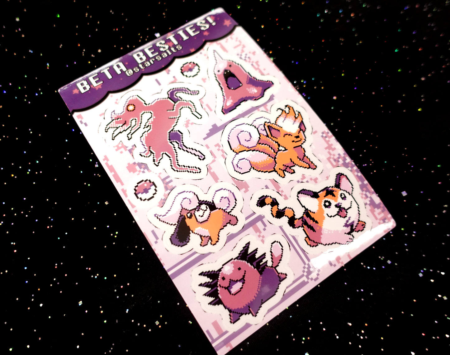 Betamon Sticker Sheet