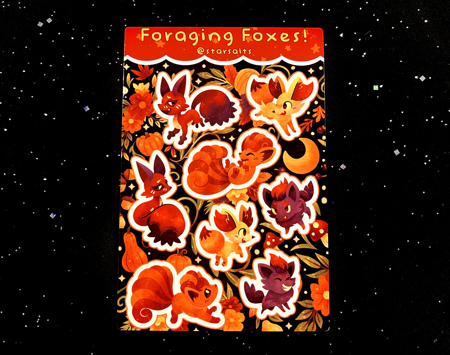 Forest Foxes Sticker Sheet