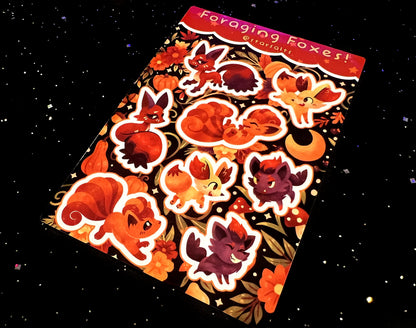 Forest Foxes Sticker Sheet