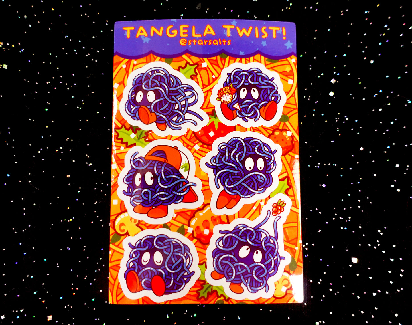 Tangela Twist Sticker Sheet