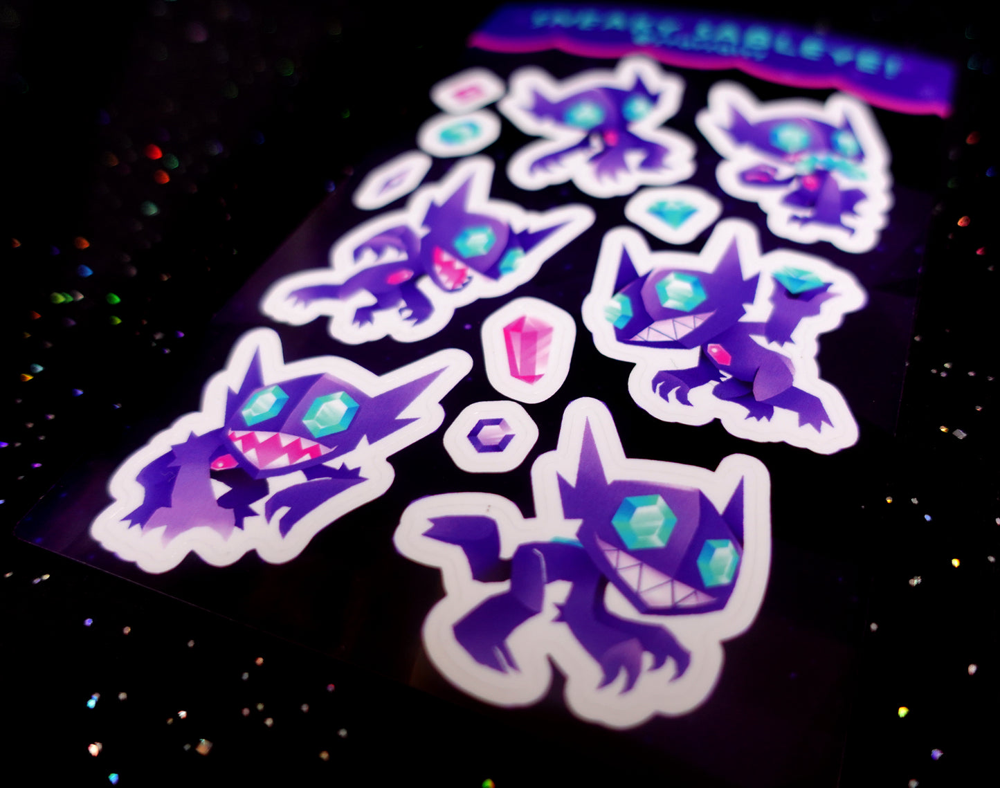 Sneaky Sableye Sticker Sheet