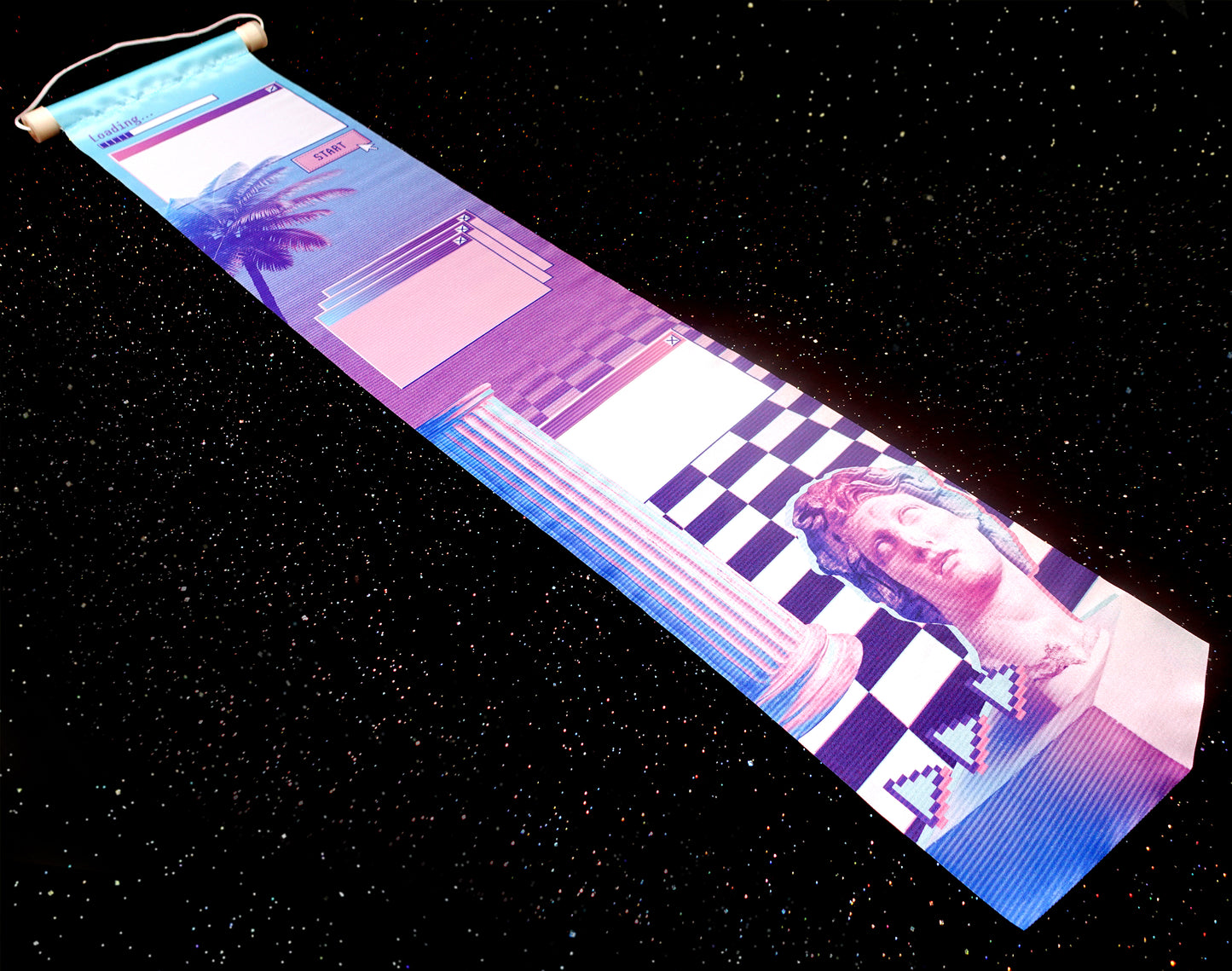 Vaporwave Pin Banner