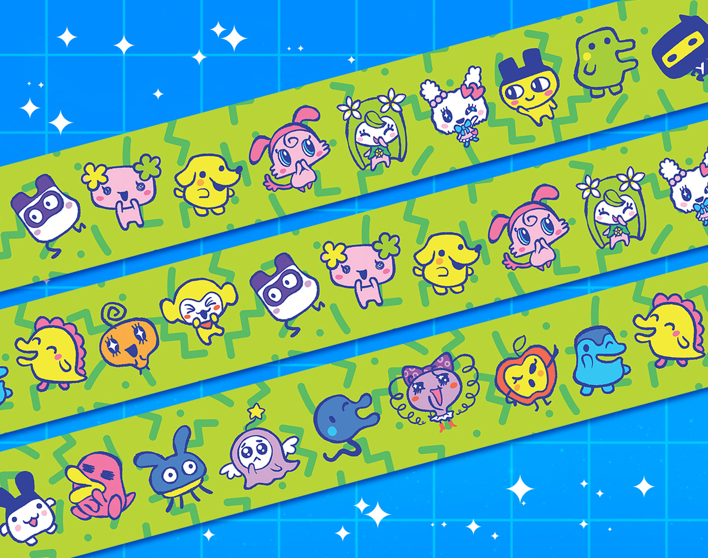 Tamagotchi TIme Washi Tape
