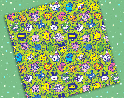 Tamagotchi Time Microfiber Cloth