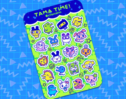Tamagotchi Time Sticker Sheet