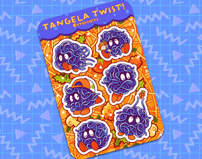 Tangela Twist Sticker Sheet